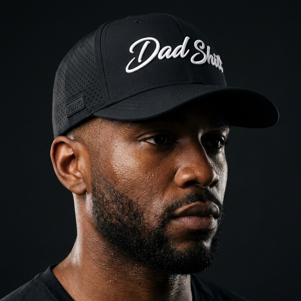 Hydrophobic Laser-Perf Runner Cap - black