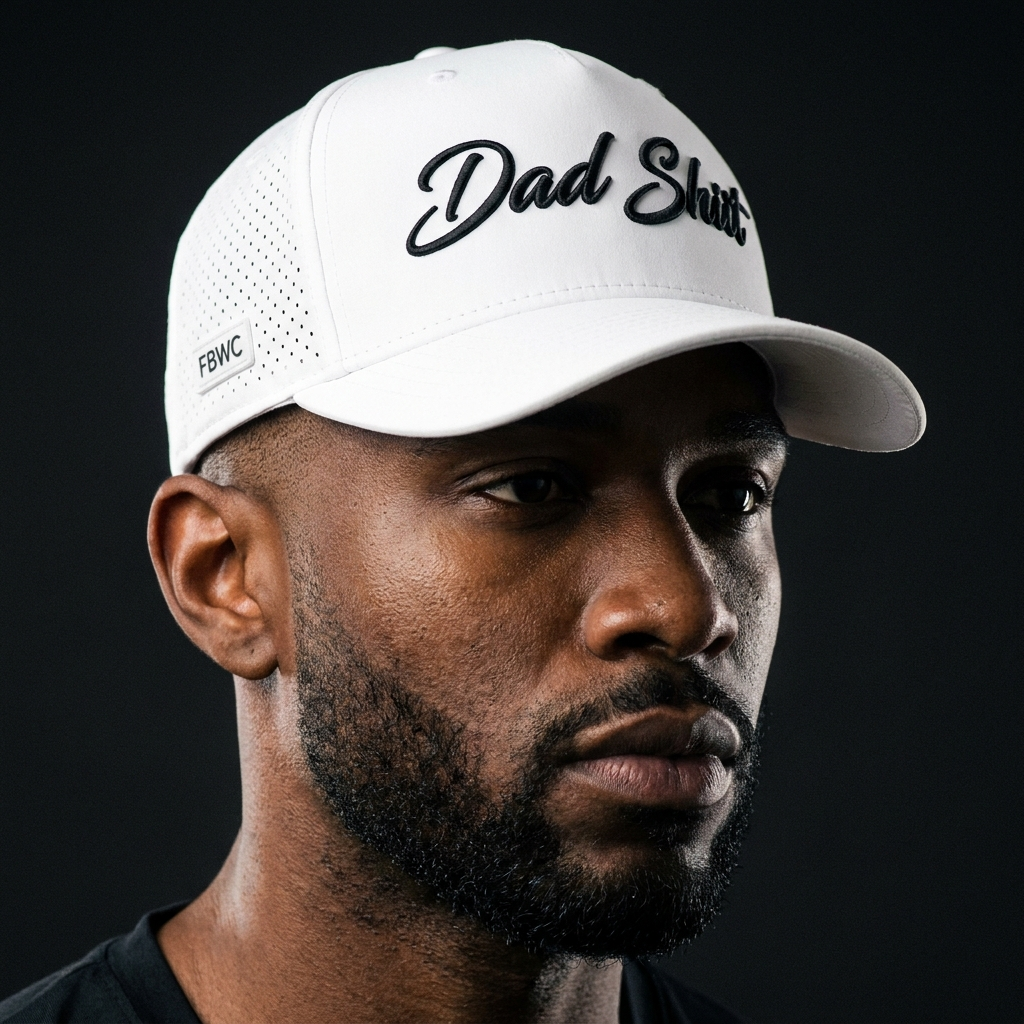 Hydrophobic Laser-Perf Cap — All-White